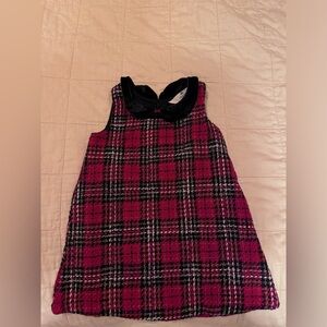 Christmas plaid toddler dress